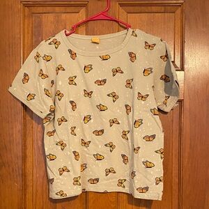 Vibe N’ Butterfly Print Tee
